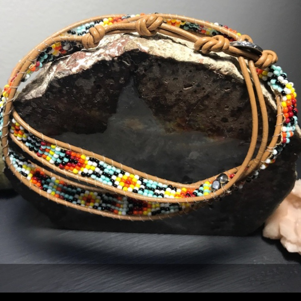 Aztec wrap bracelet/necklace